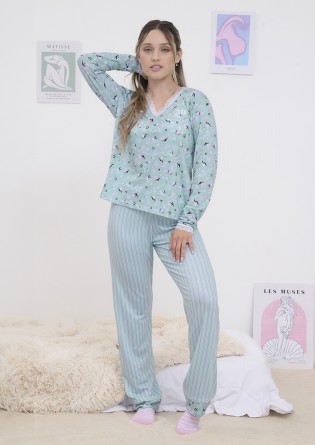 Pijama manga larga Melissa...