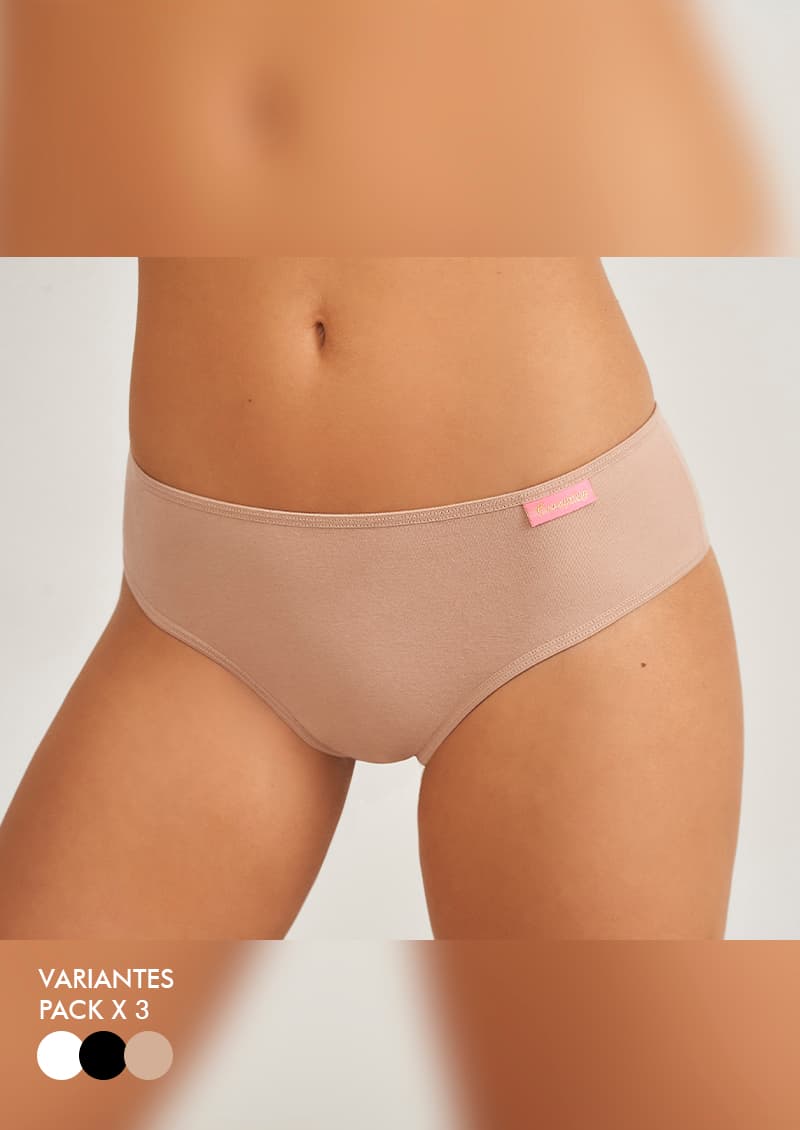 Culotte less Pack x3 Everyday Cotton - Imagen 1