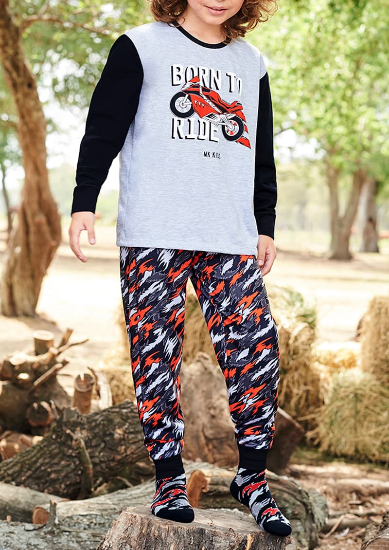 Pijama infantil Motokid