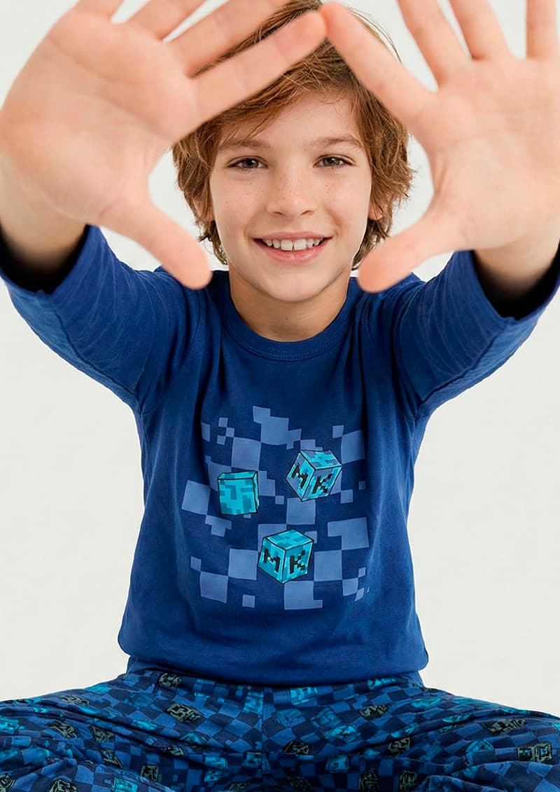 Pijama infantil manga larga Mateo