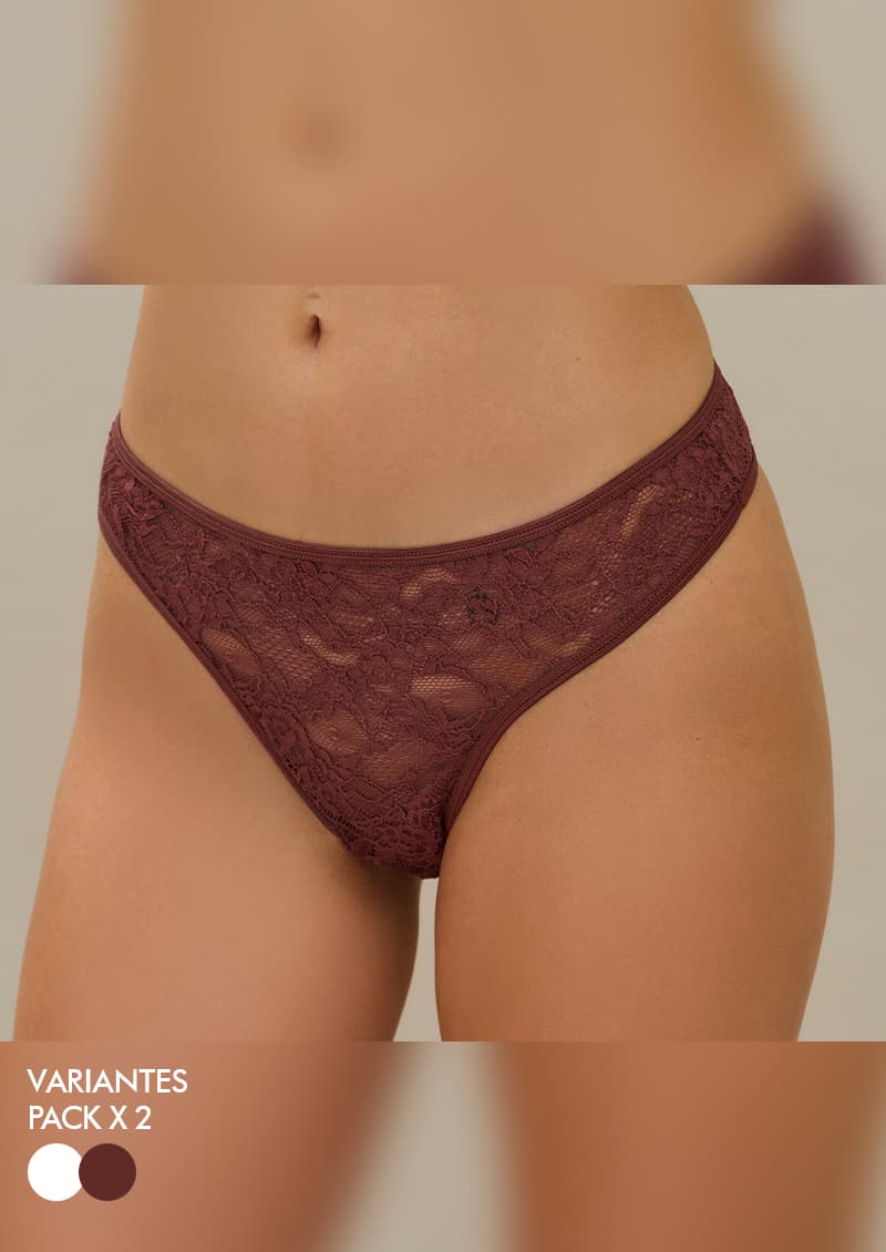 Colaless encaje Pack x2 Anya - Imagen 3