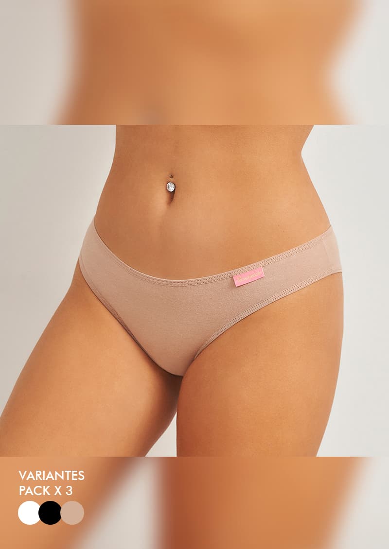 Vedetina Pack x3 Everyday Cotton