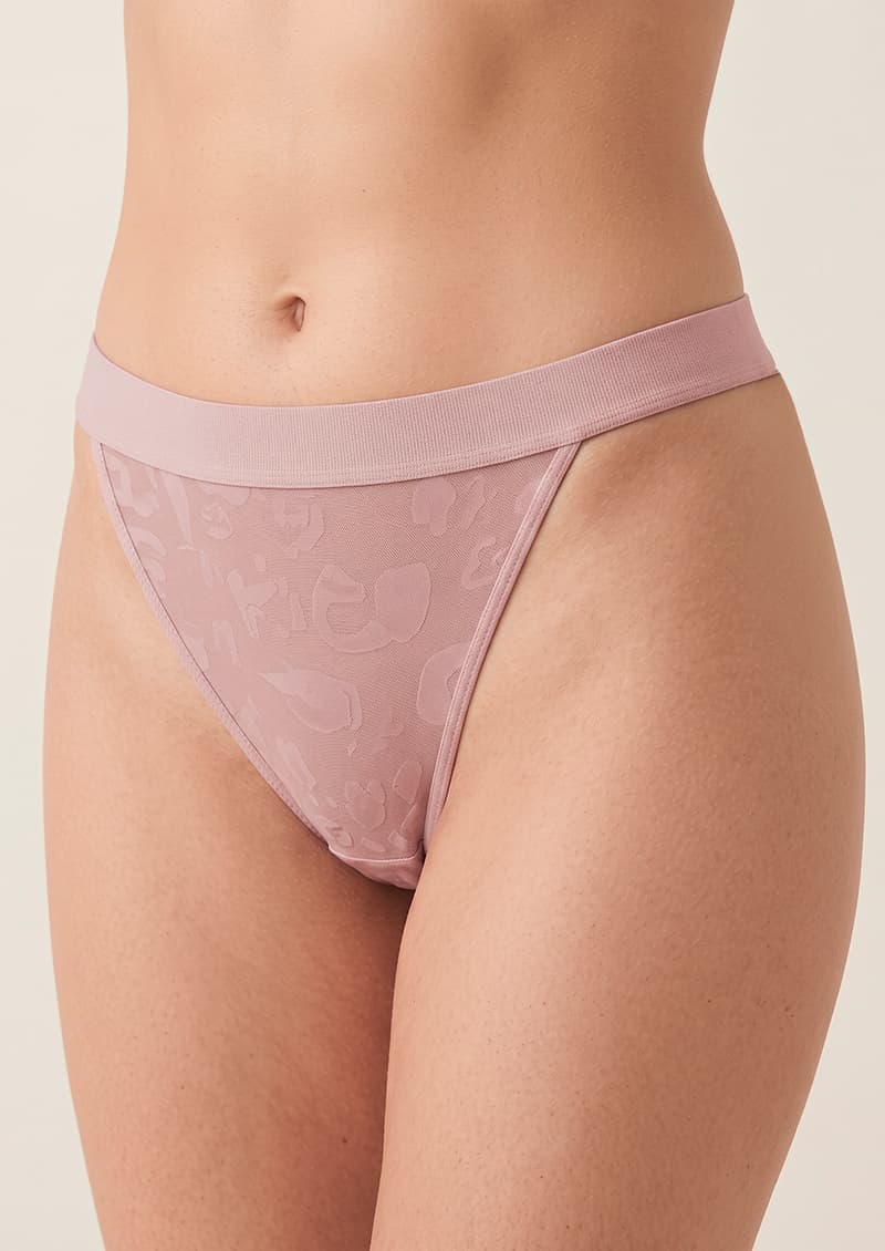 Tangaless microfibra labrada Pack x2 Dafne - Foto 1 de 2