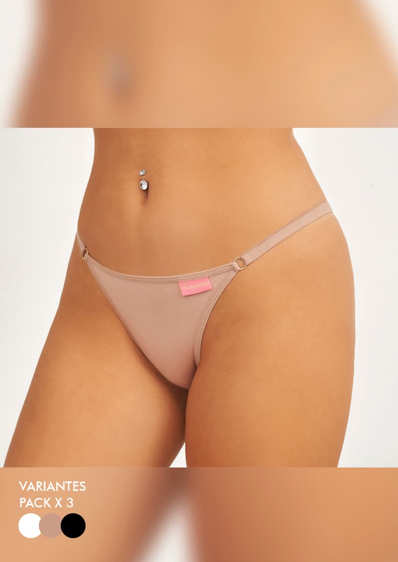 Tangaless microfibra Pack x3 Everyday