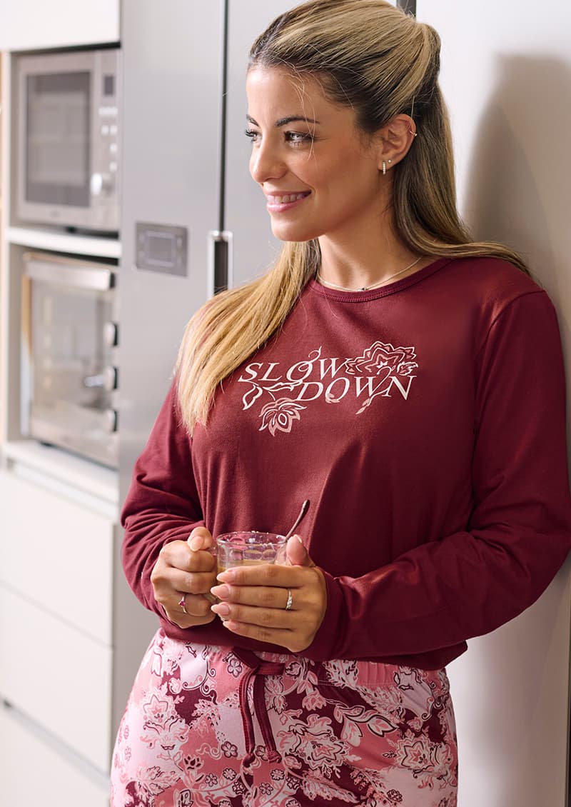 Pijama manga larga Folk - Imagen 4