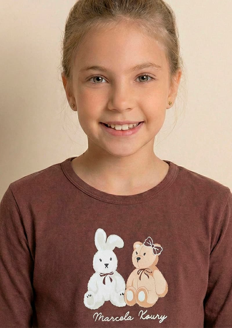 Pijama infantil manga larga Bianca - Imagen 2