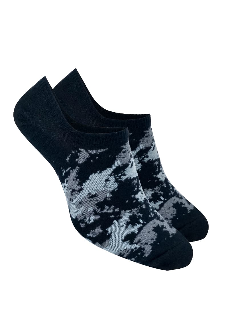 Medias invisibles army hombre azul marino gris melange negro talle único - Marcela Koury