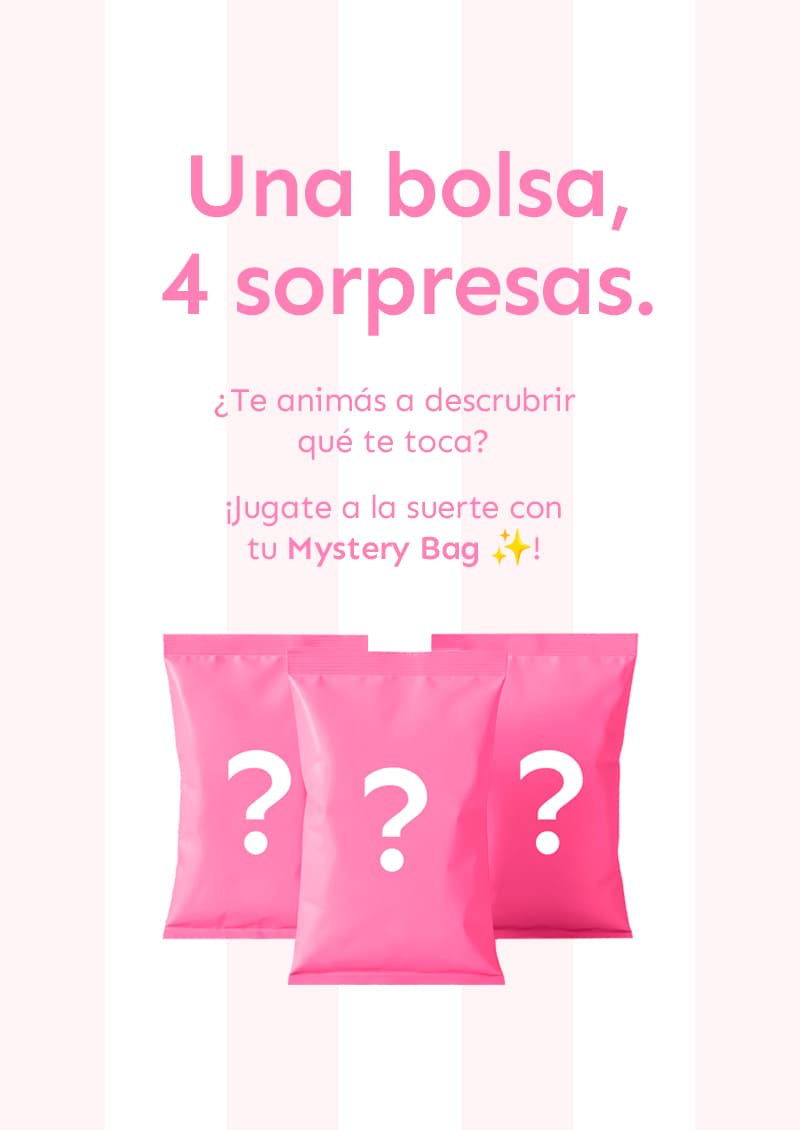Mystery Bag bolsa misterio ropa interior ideal para regalo talles 85 a 100 - Marcela Koury