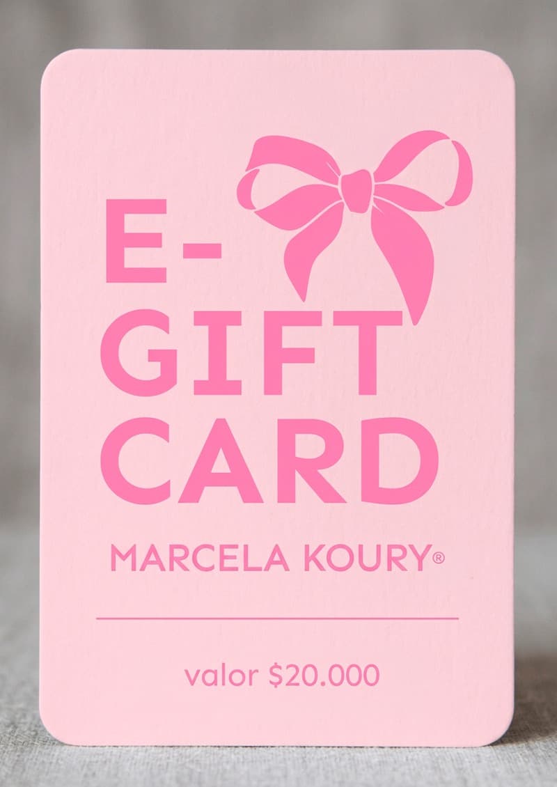 Tarjeta regalo lencería Marcela Koury - ideal para cumpleaños y fechas especiales