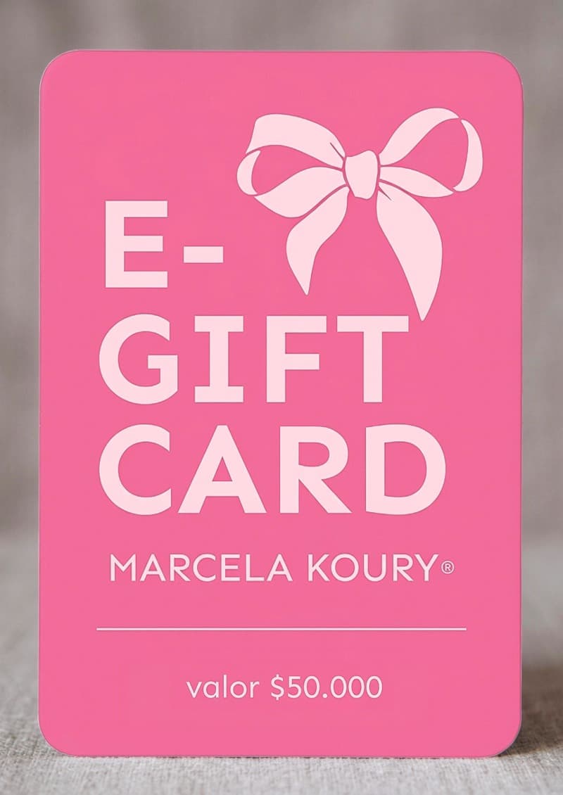 Gift Card Marcela Koury para regalar ropa interior a elección - presentación